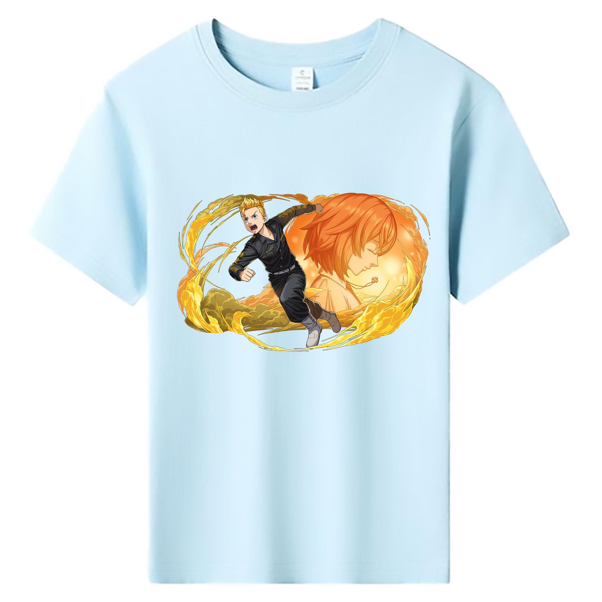 （画像用） 東京リベンジャーズ Tokyo Revengers 綿100％キッズTシャツ（フロントプリント）